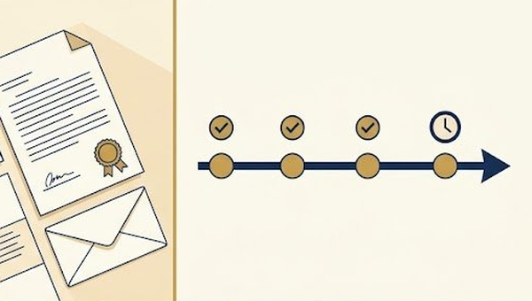 Organized official documents for an unclaimed property claim including ID, utility bill, and notarized letter